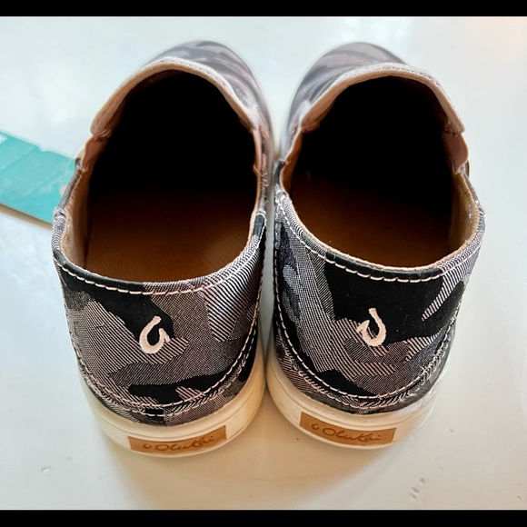 Olukai Pehuea Pa'i Womens Soft Pink/Ke Au Camo Slip-on Shoe Loafer US 6.5 NWT - Picture 5 of 6